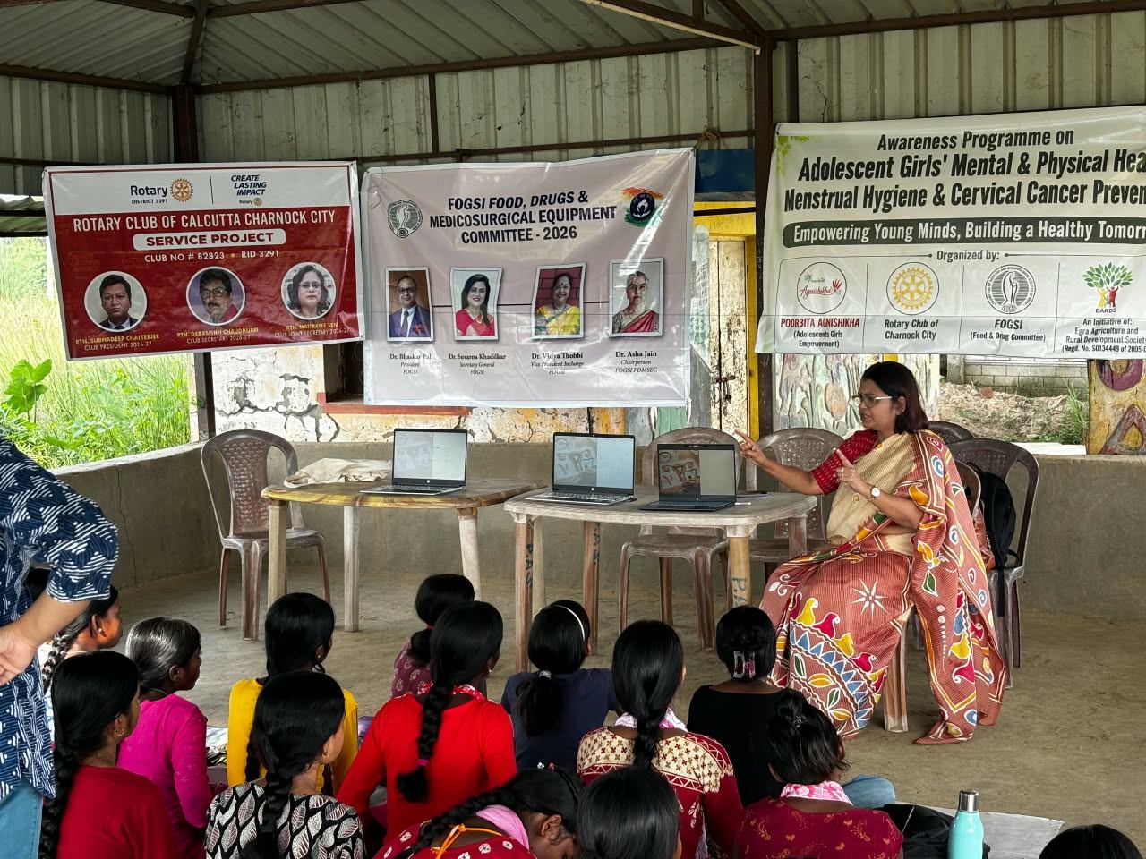 Poorbita Agnishikha activity in the field