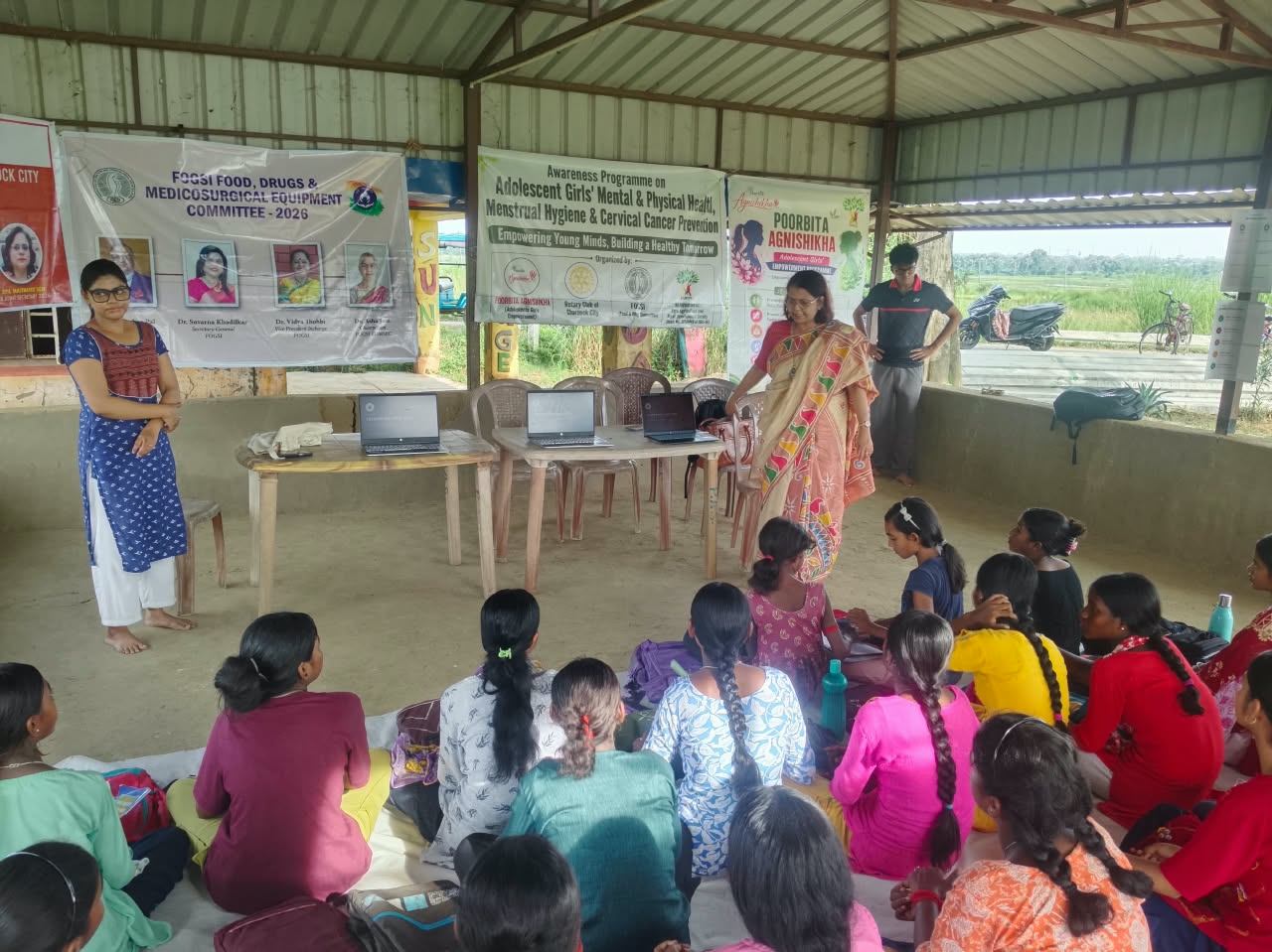 Poorbita Agnishikha activity in the field