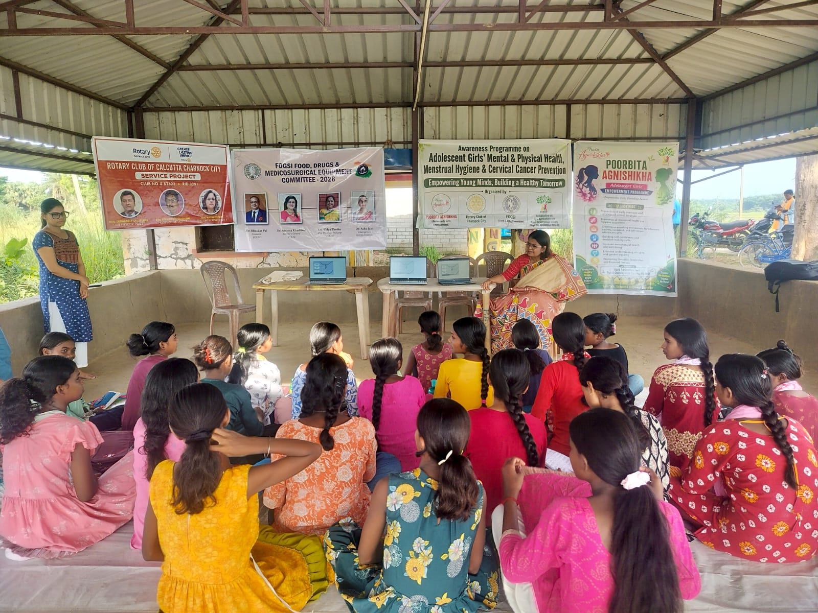 Poorbita Chetana activity in the field