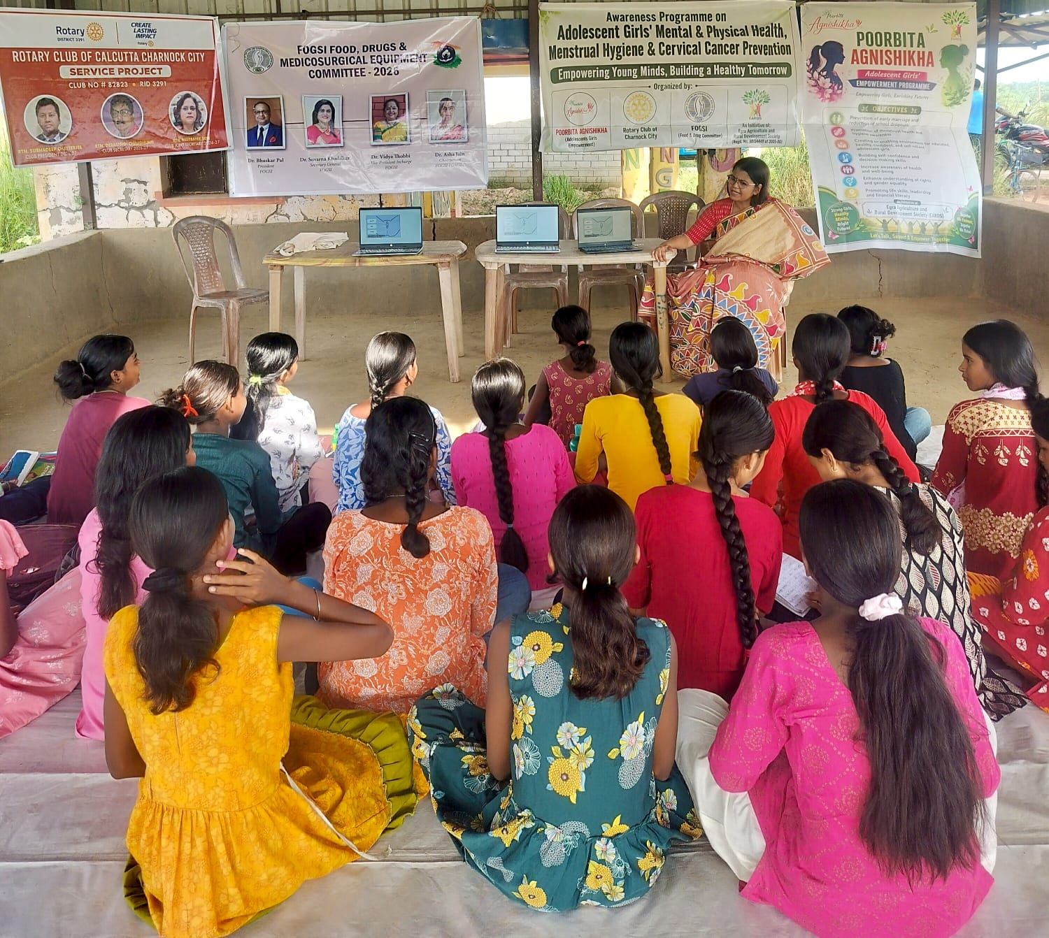 Poorbita Chetana activity in the field