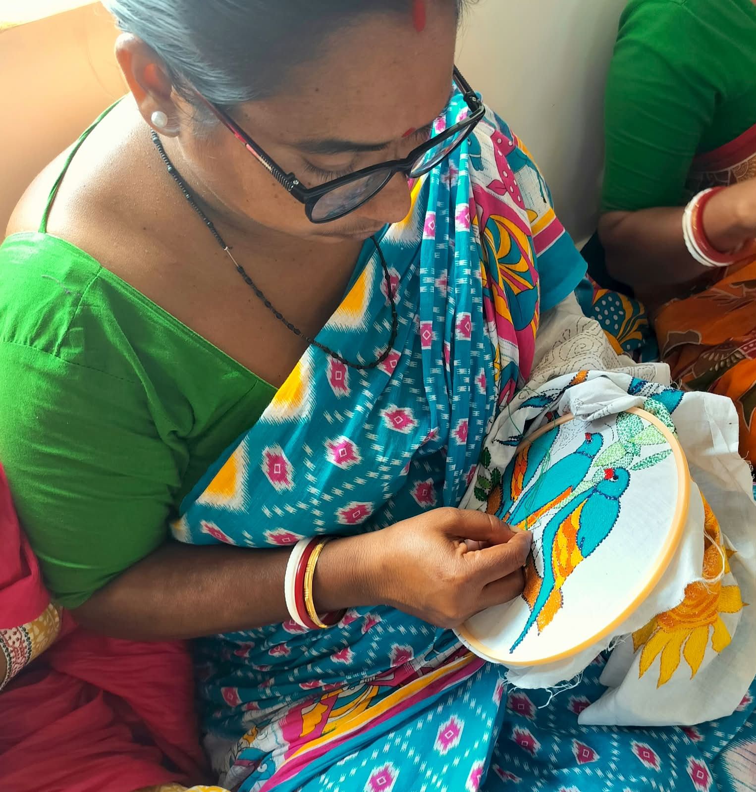 Poorbita Jibika activity in the field