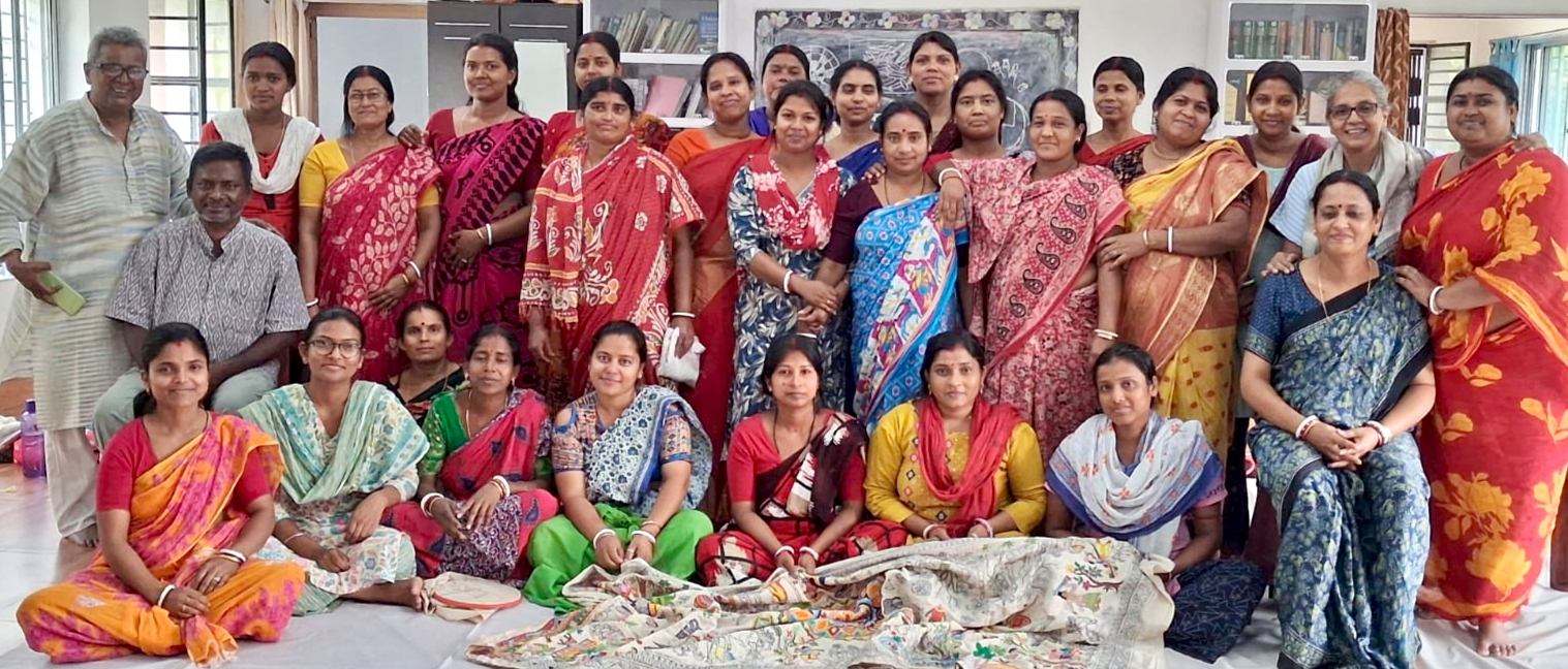 Poorbita Jibika activity in the field