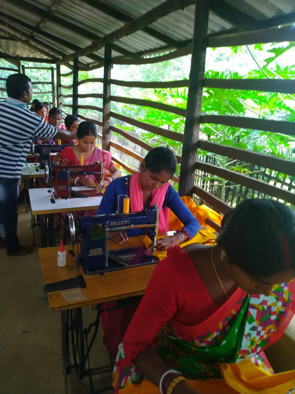 Poorbita Jibika activity in the field