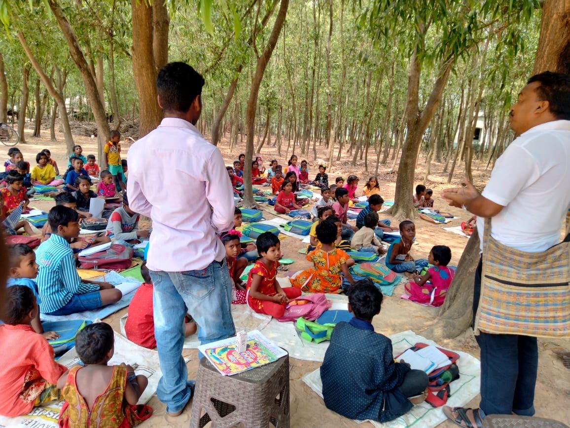 Poorbita Kishalay activity in the field