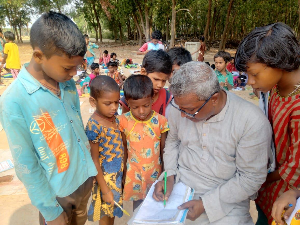 Poorbita Kishalay activity in the field