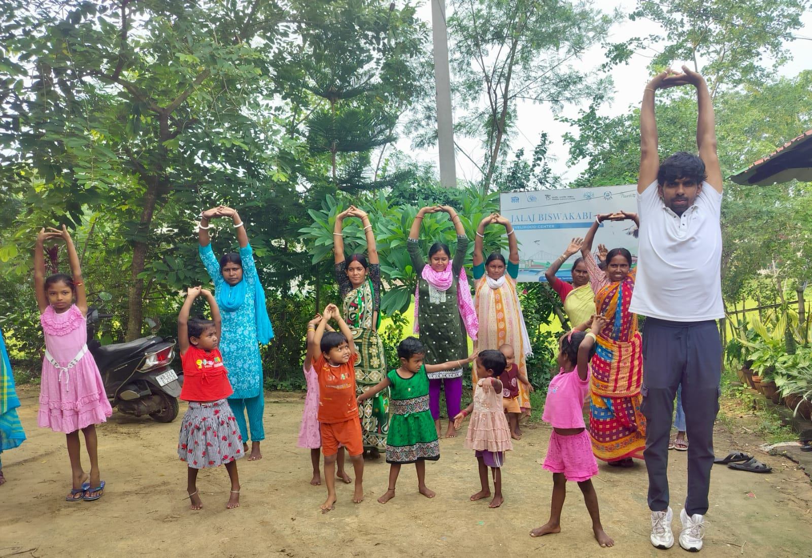 Poorbita Kishalay activity in the field