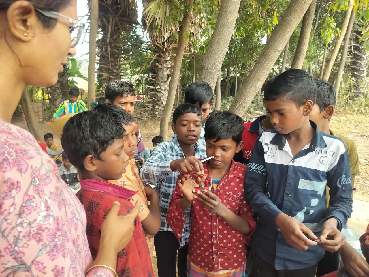 Poorbita Kishalay activity in the field