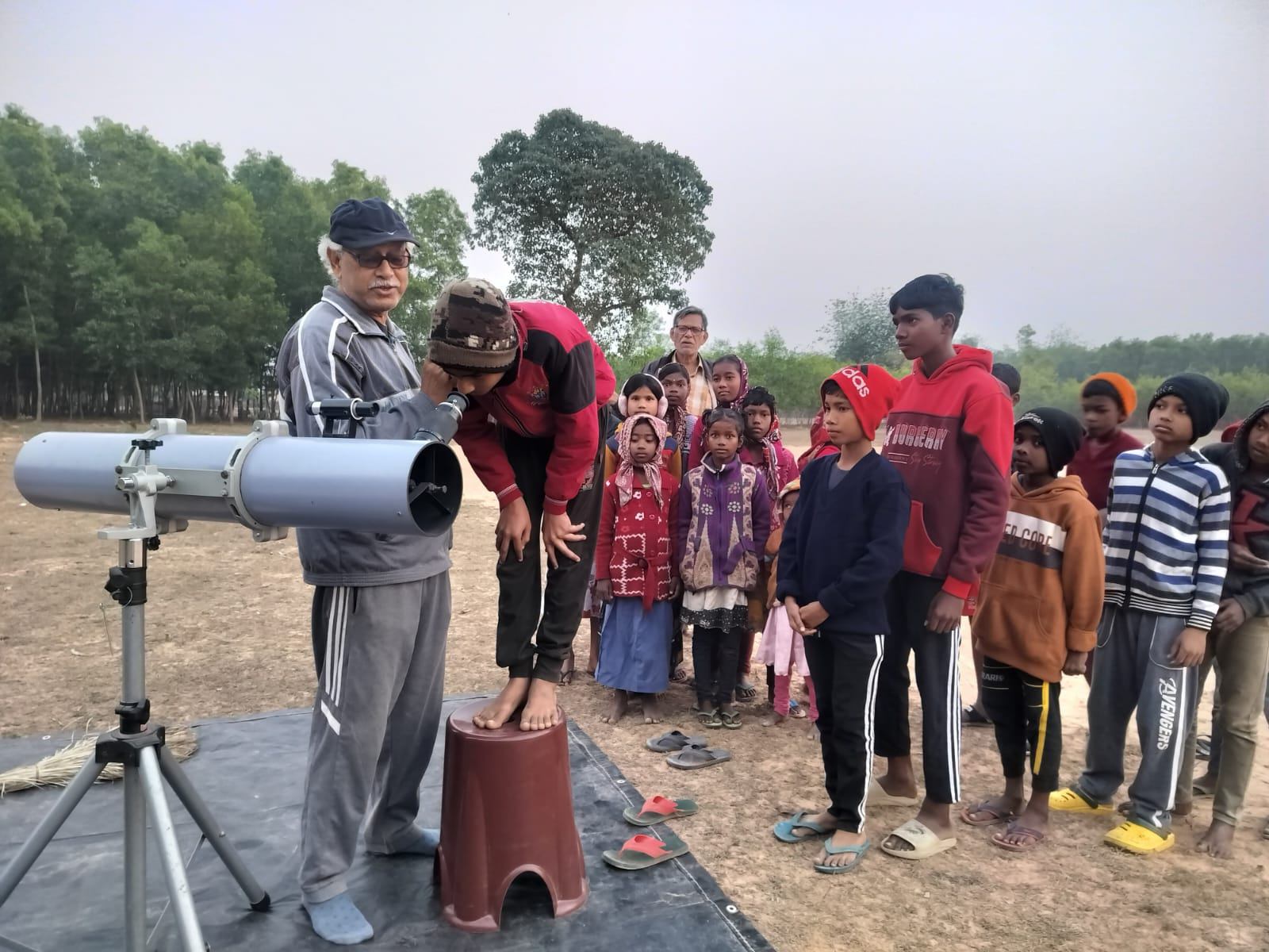 Poorbita Kishalay activity in the field