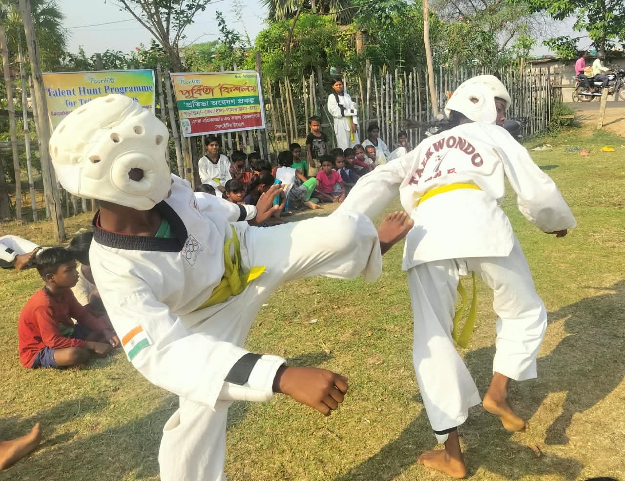 Poorbita Kishalay activity in the field