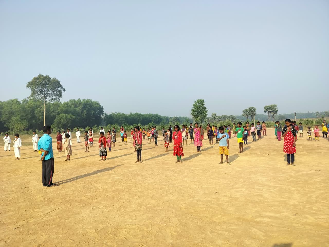 Poorbita Kishalay activity in the field