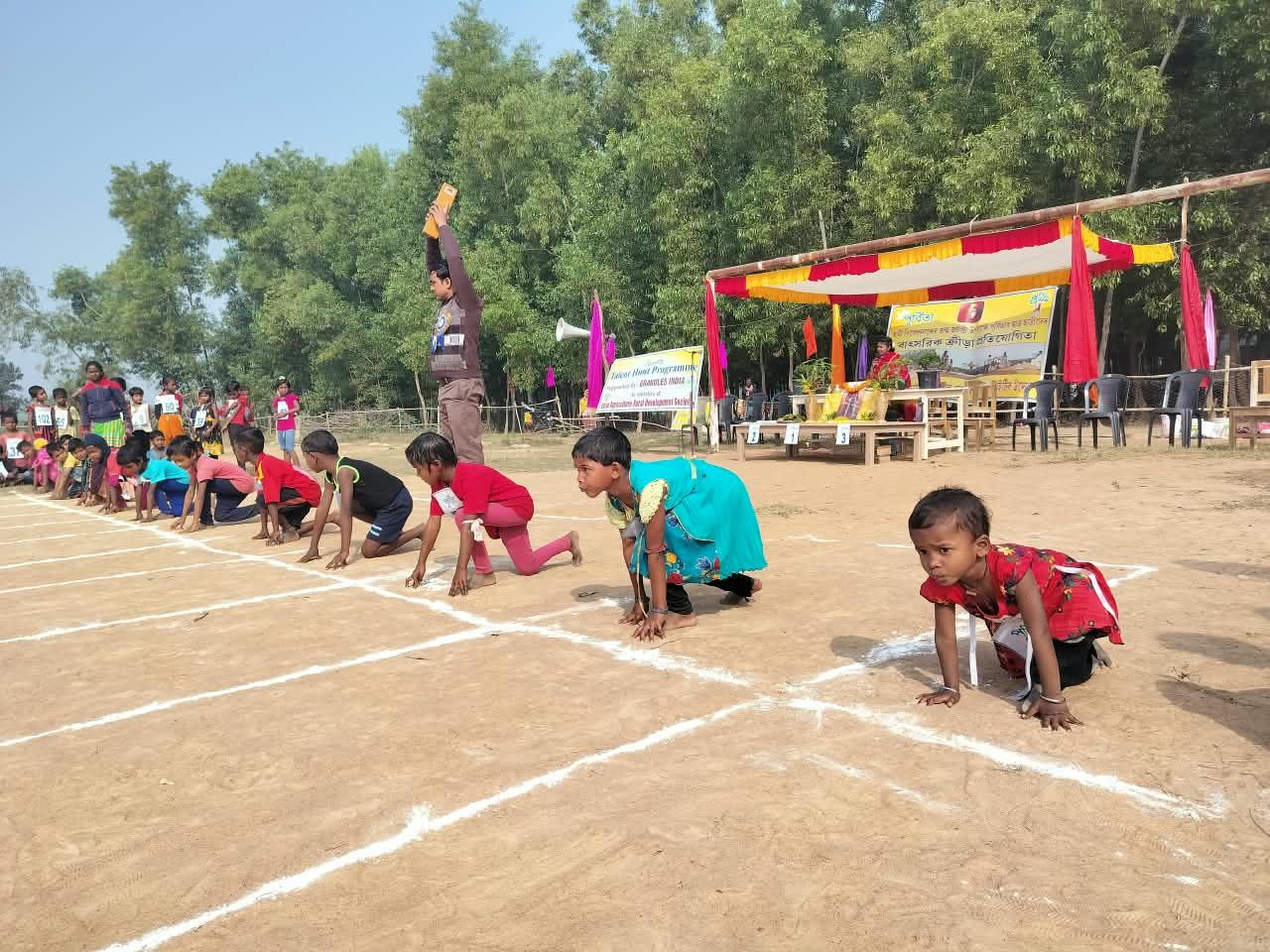 Poorbita Kishalay activity in the field
