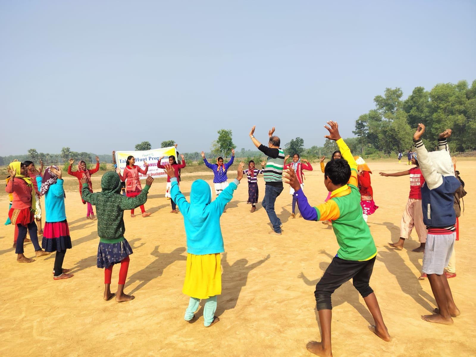 Poorbita Kishalay activity in the field
