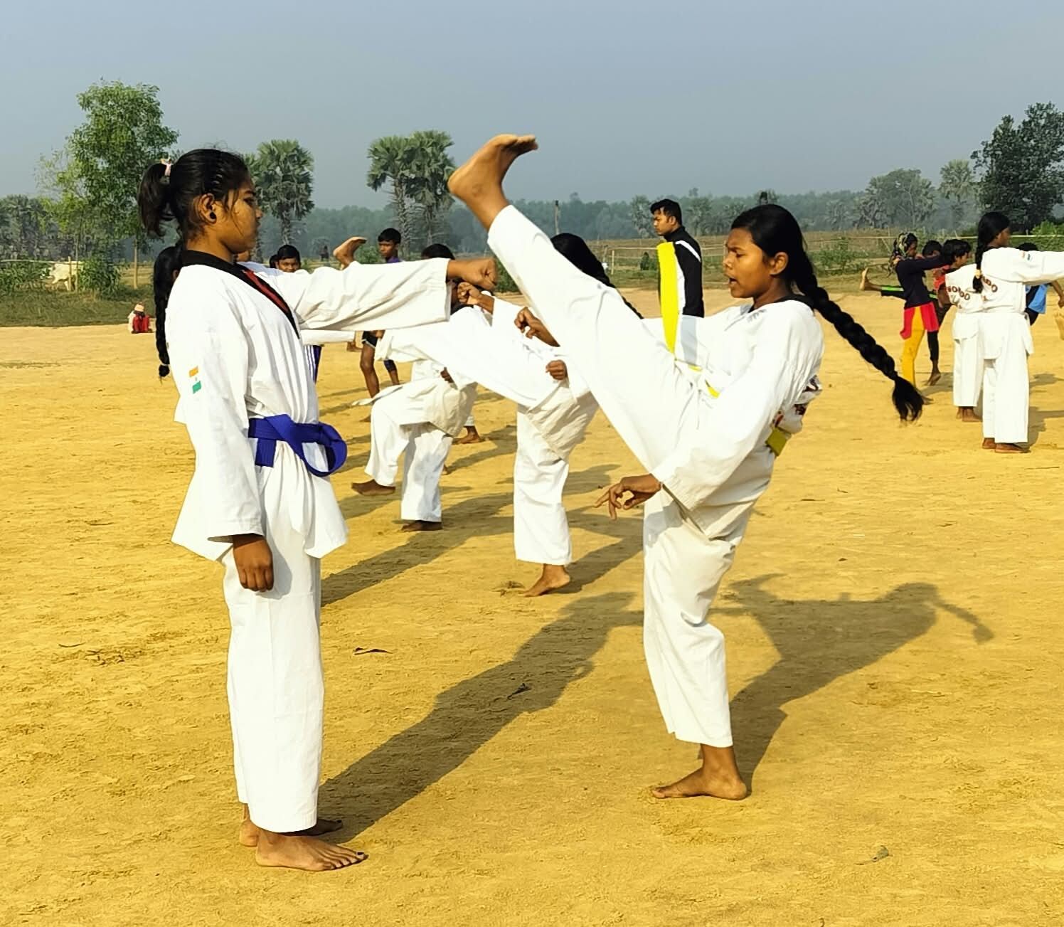 Poorbita Kishalay activity in the field