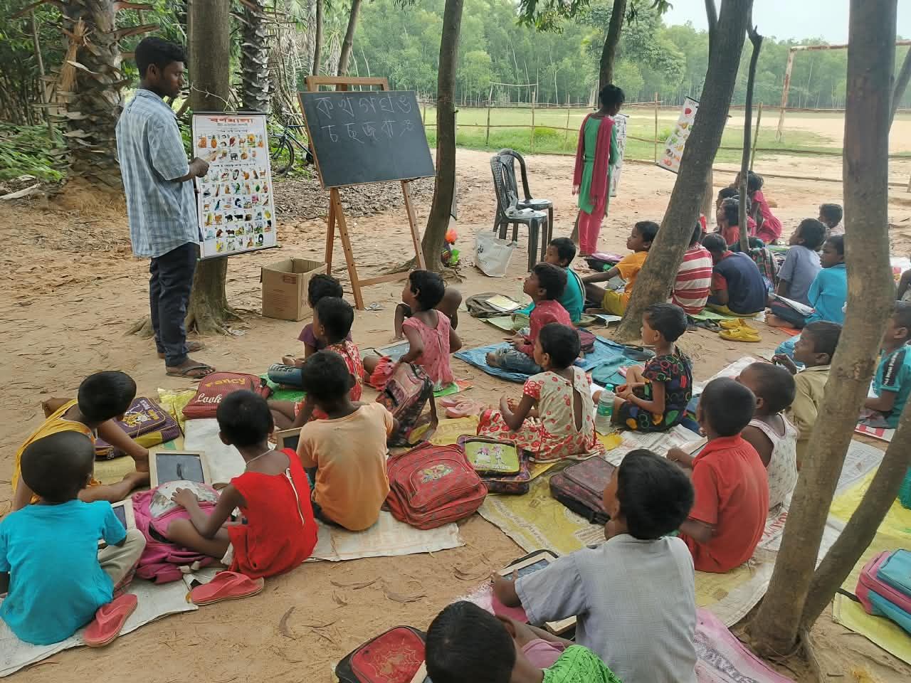 Poorbita Kishalay activity in the field