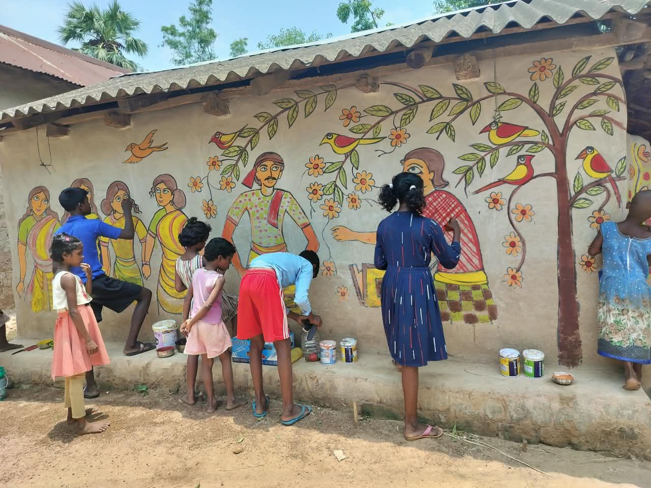 Poorbita Kishalay activity in the field