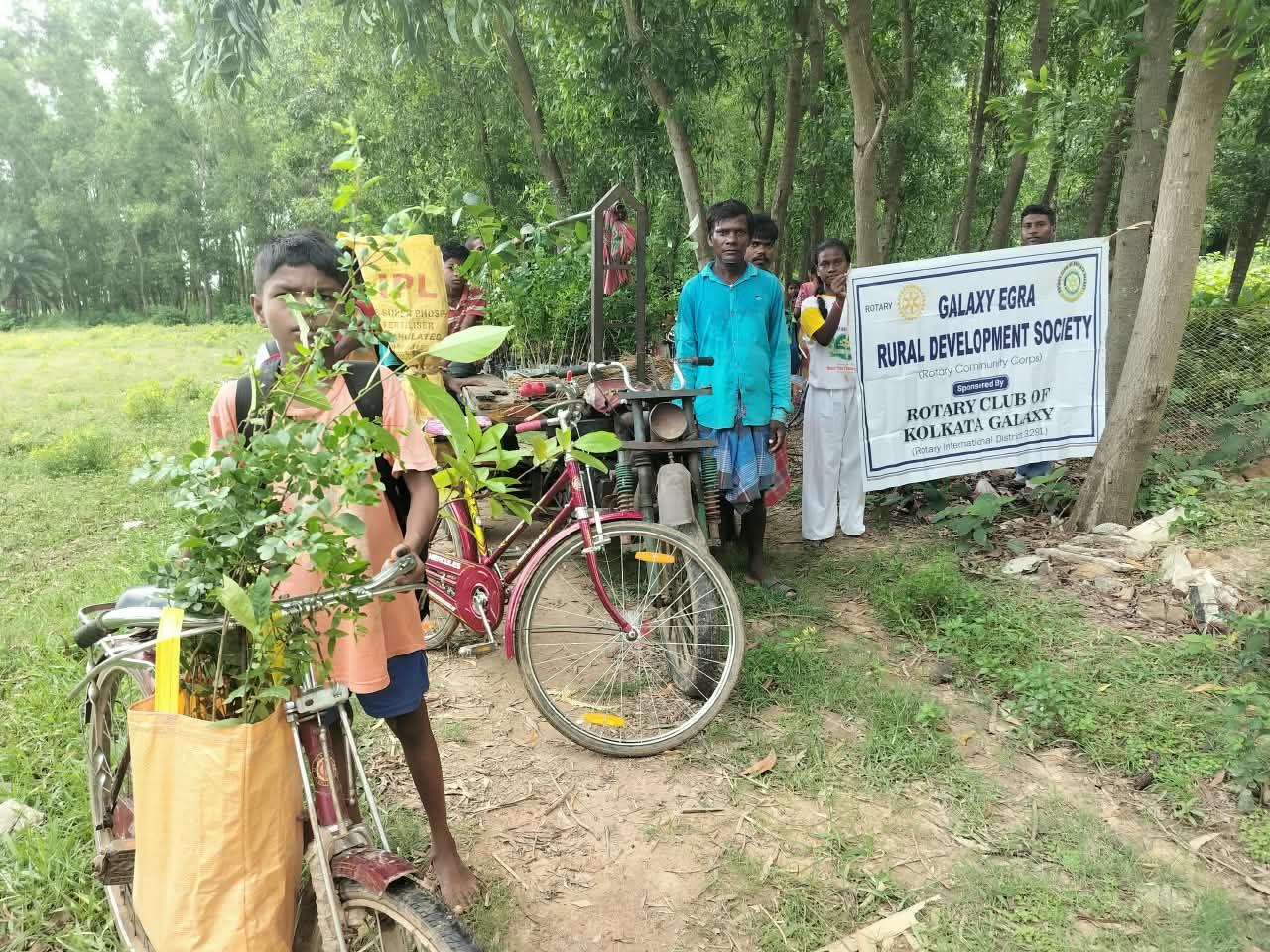 Poorbita Krishi activity in the field
