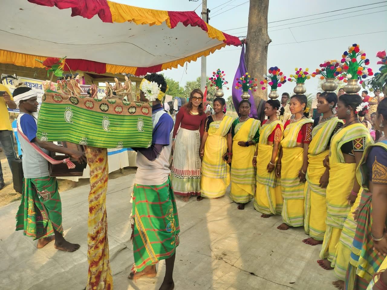 Poorbita Sanskriti activity in the field