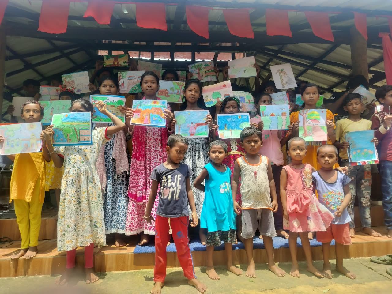 Poorbita Sanskriti activity in the field