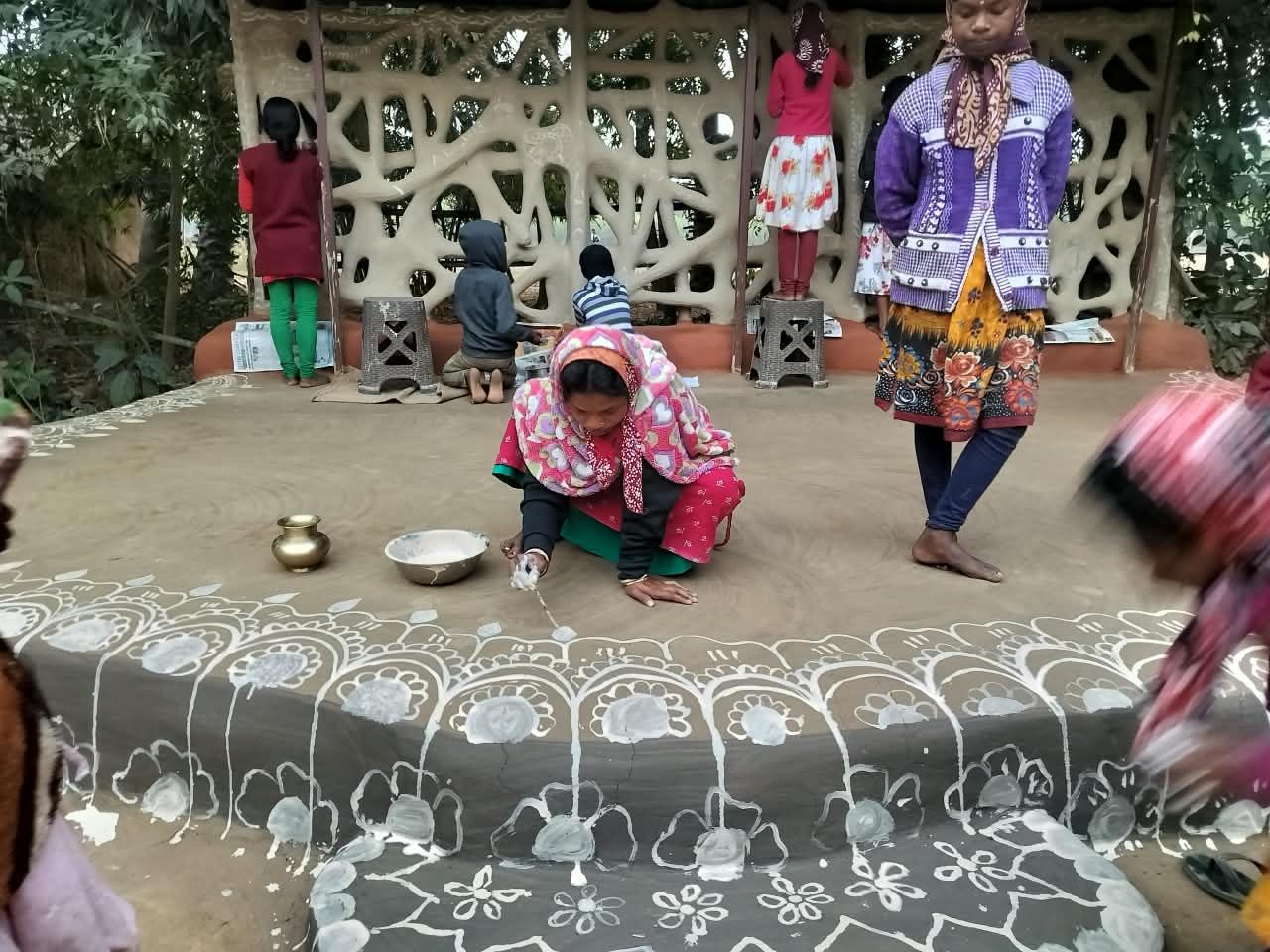 Poorbita Sanskriti activity in the field