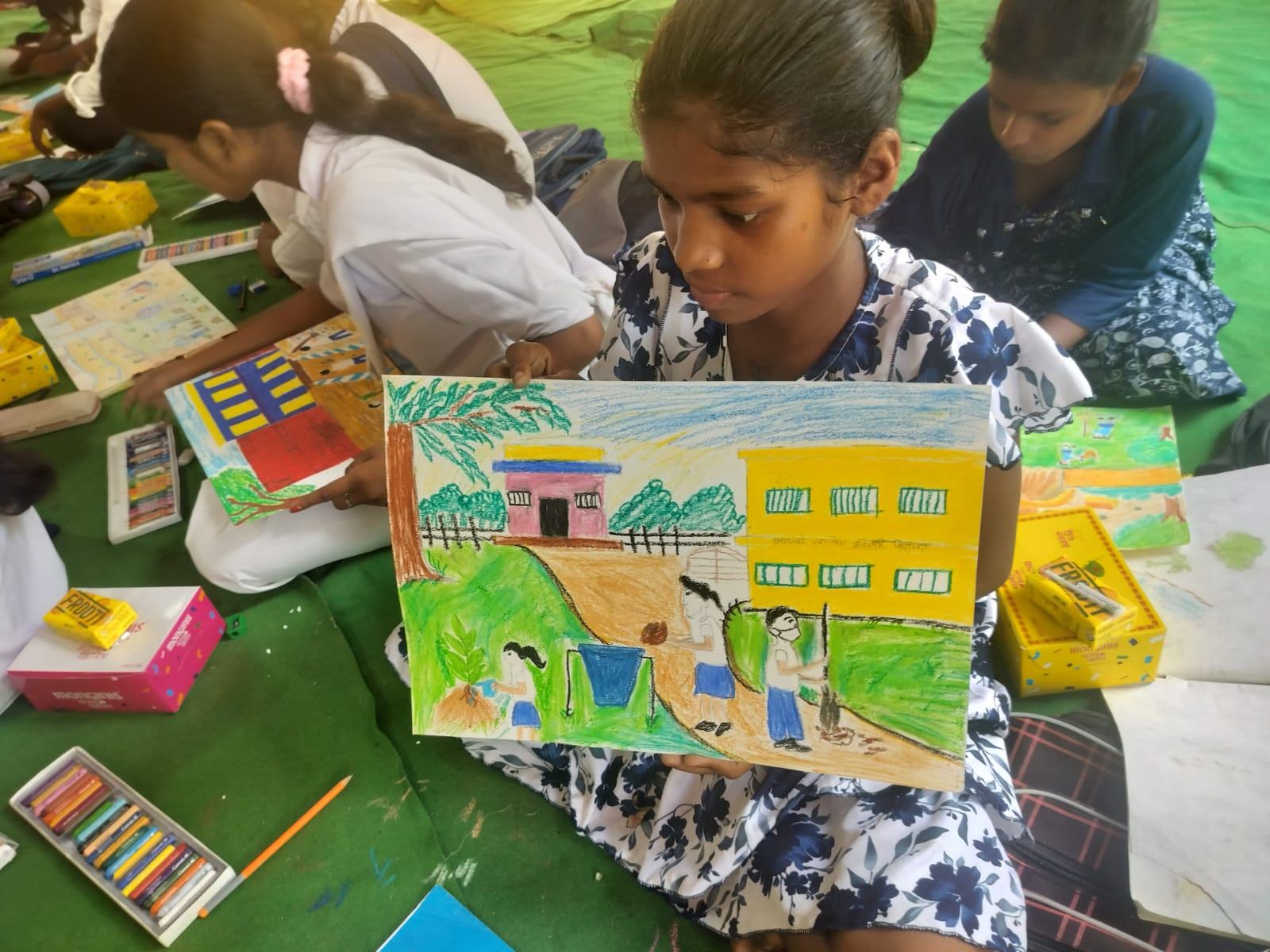 Poorbita Sanskriti activity in the field