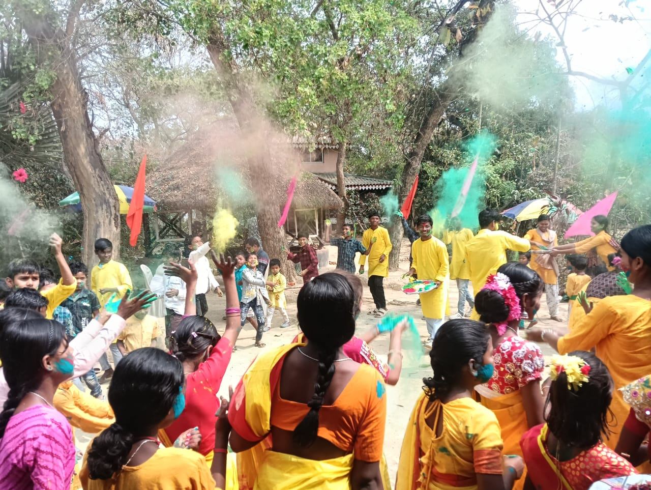Poorbita Sanskriti activity in the field
