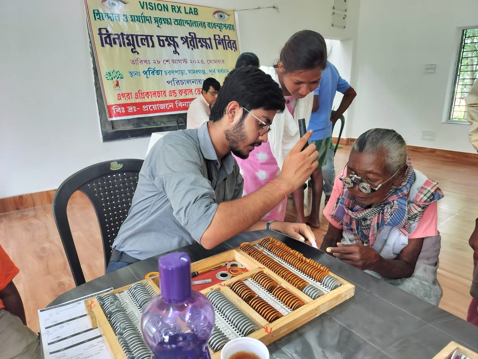 Poorbita Seva activity in the field