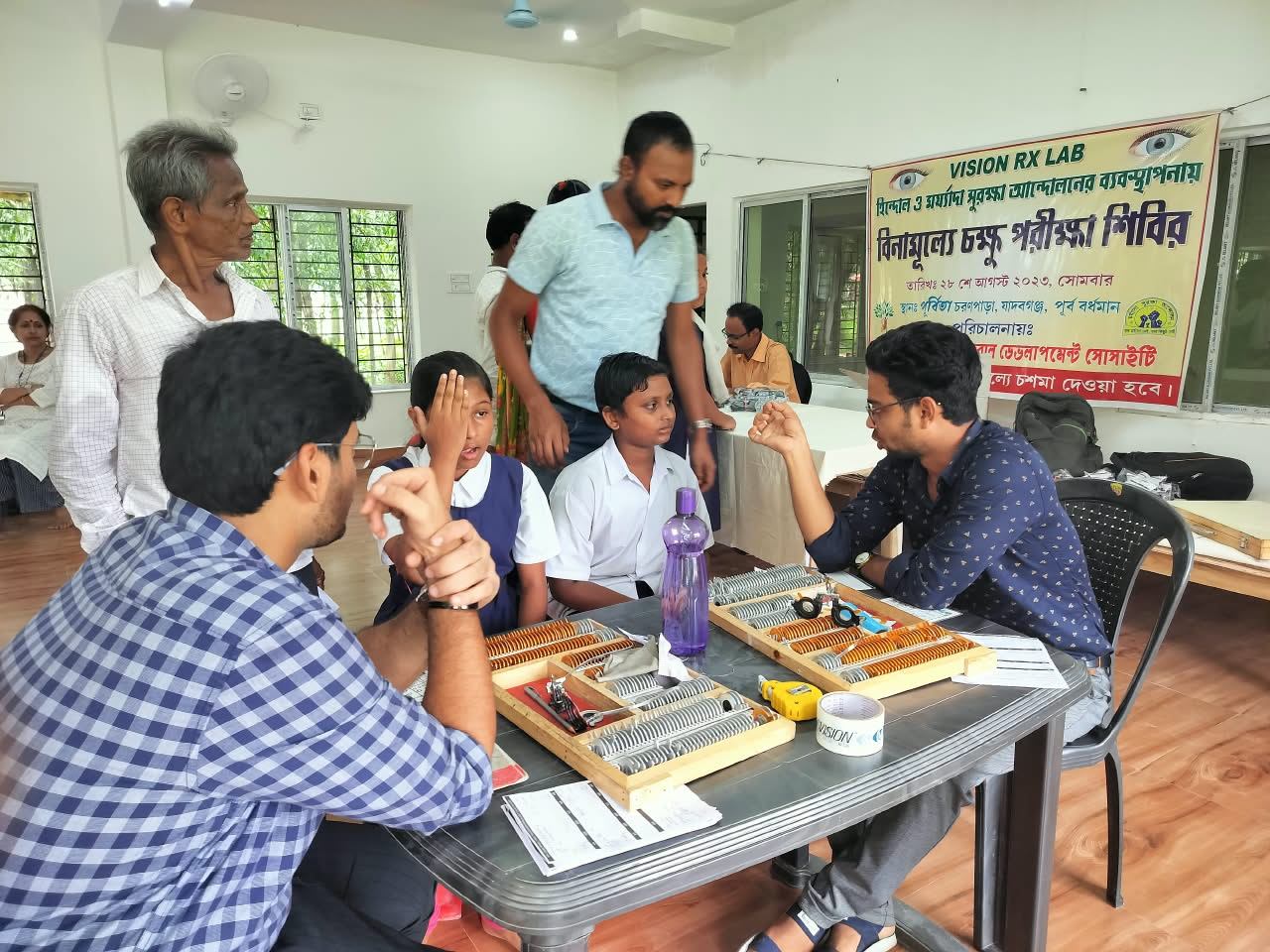 Poorbita Seva activity in the field