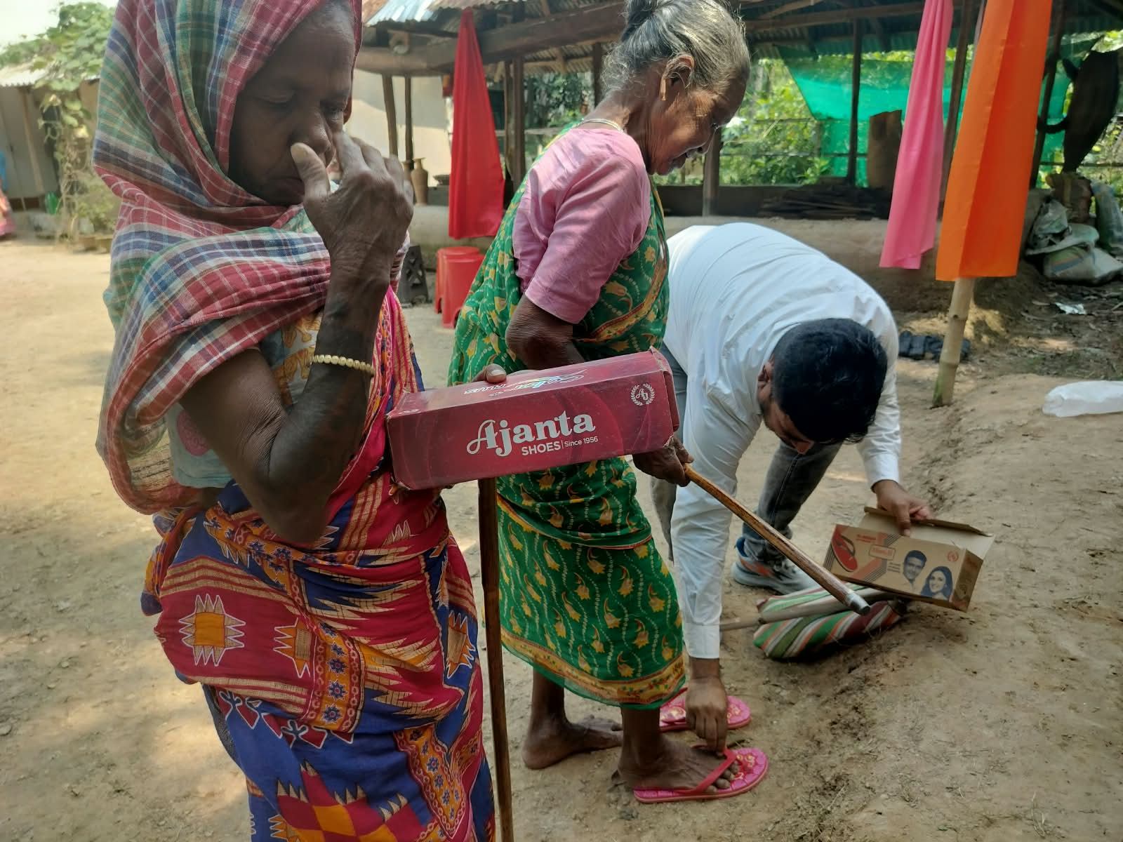 Poorbita Seva activity in the field