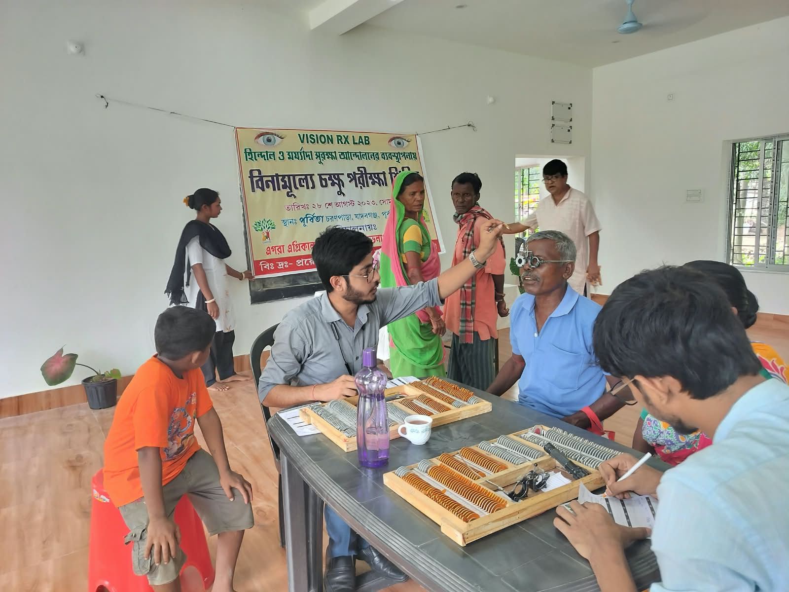 Poorbita Seva activity in the field