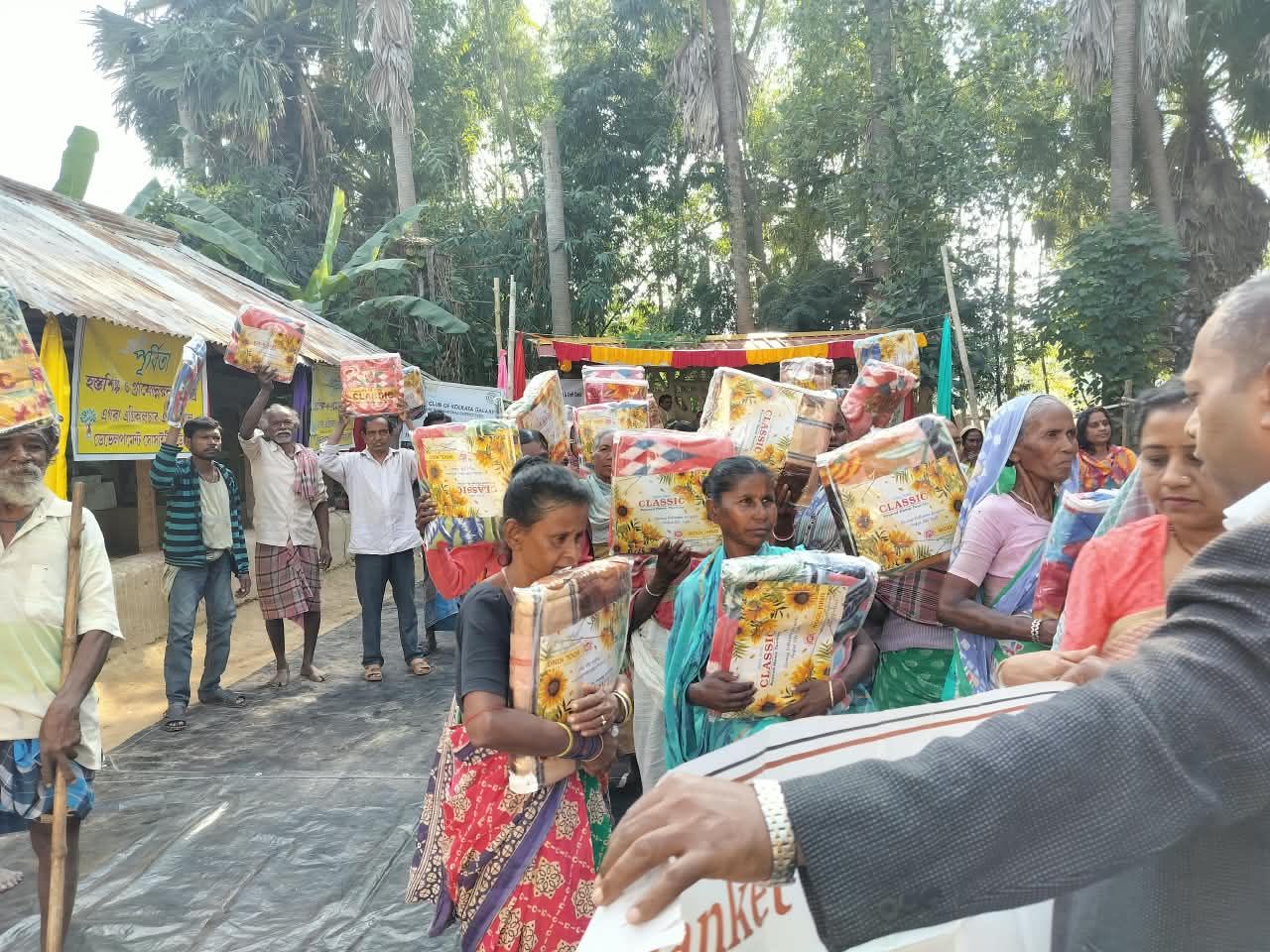 Poorbita Seva activity in the field
