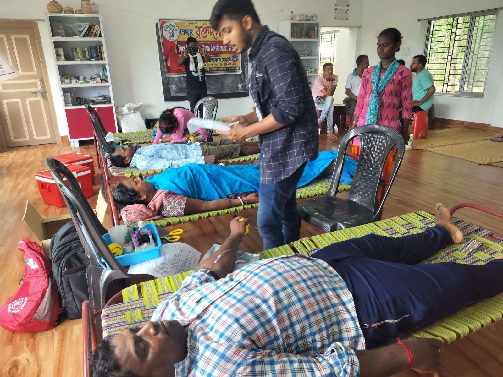 Poorbita Seva activity in the field