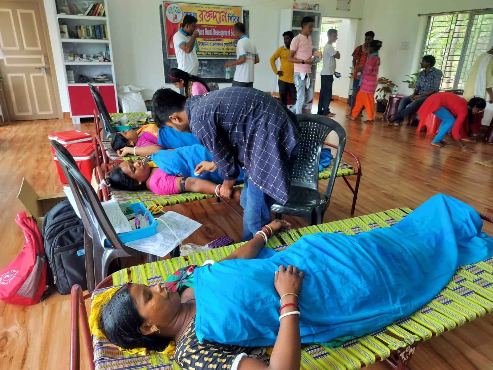 Poorbita Seva activity in the field