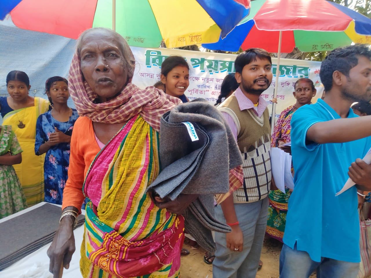 Poorbita Seva activity in the field
